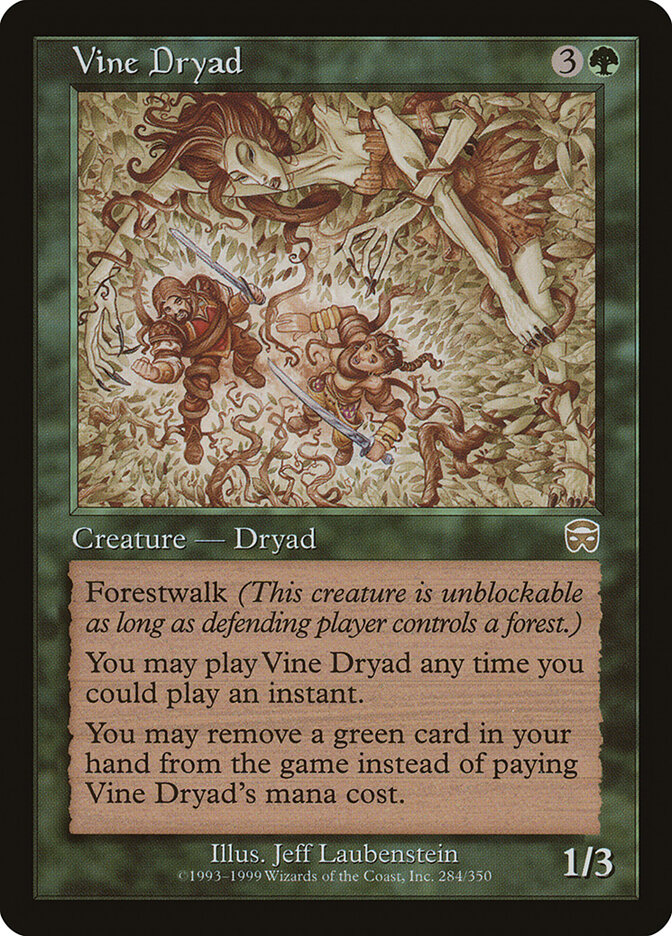 Vine Dryad — Mercadian Masques (MMQ) #284