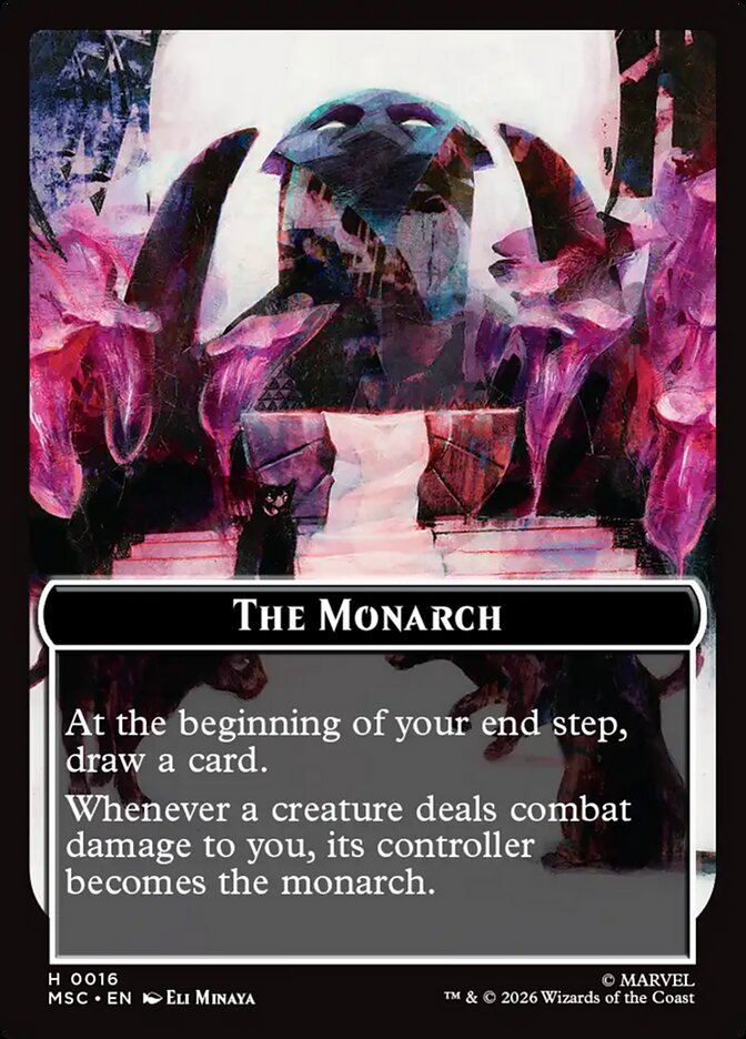 The Monarch — Marvel Super Heroes Commander Tokens (TMSC) #16