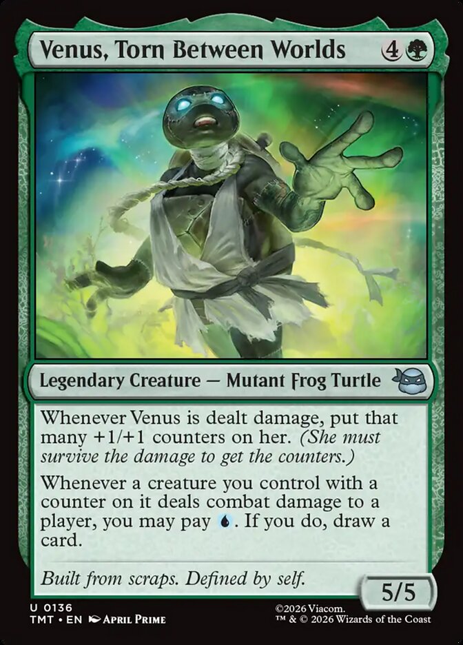 Venus, Torn Between Worlds — Teenage Mutant Ninja Turtles (TMT) #136