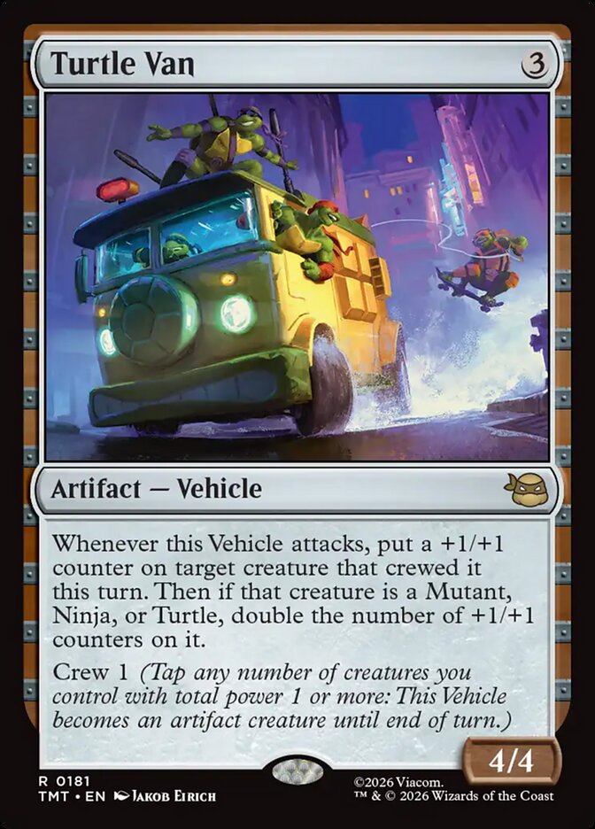 Turtle Van — Teenage Mutant Ninja Turtles (TMT) #181