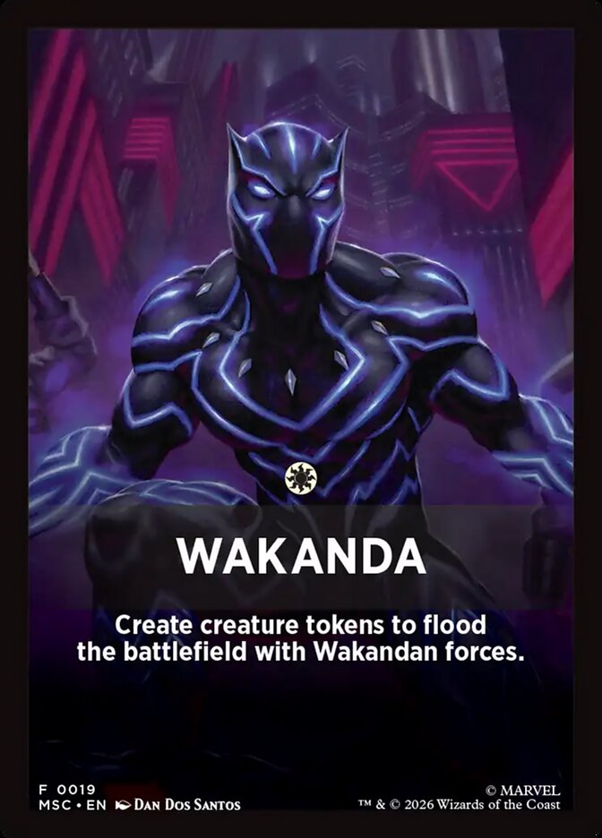 Wakanda — Marvel Super Heroes Jumpstart Front Cards (FMSC) #19