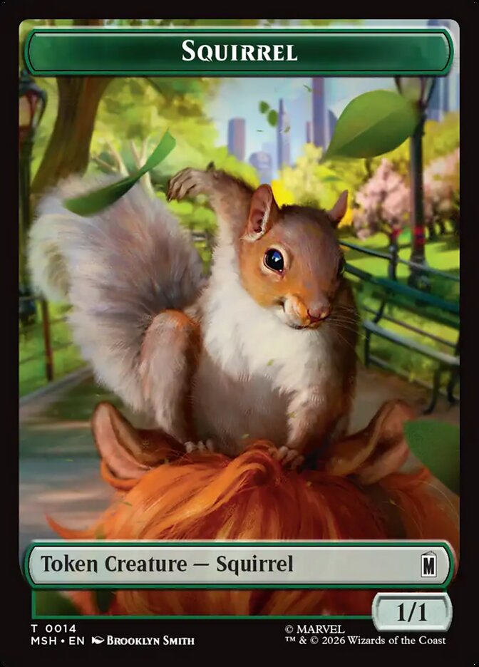 Squirrel — Marvel Super Heroes Tokens (TMSH) #14