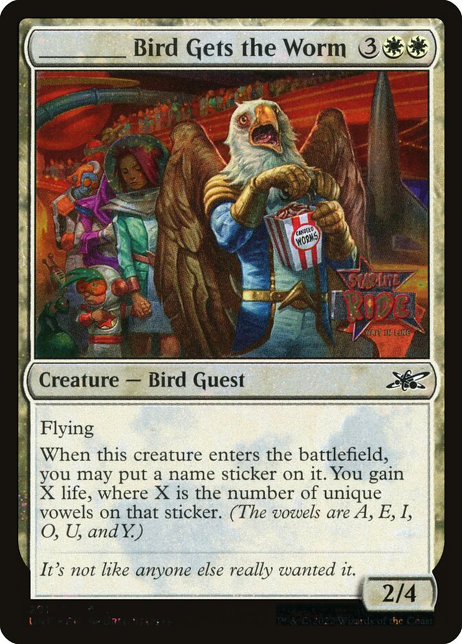 _____ Bird Gets the Worm — Unfinity (UNF) #291
