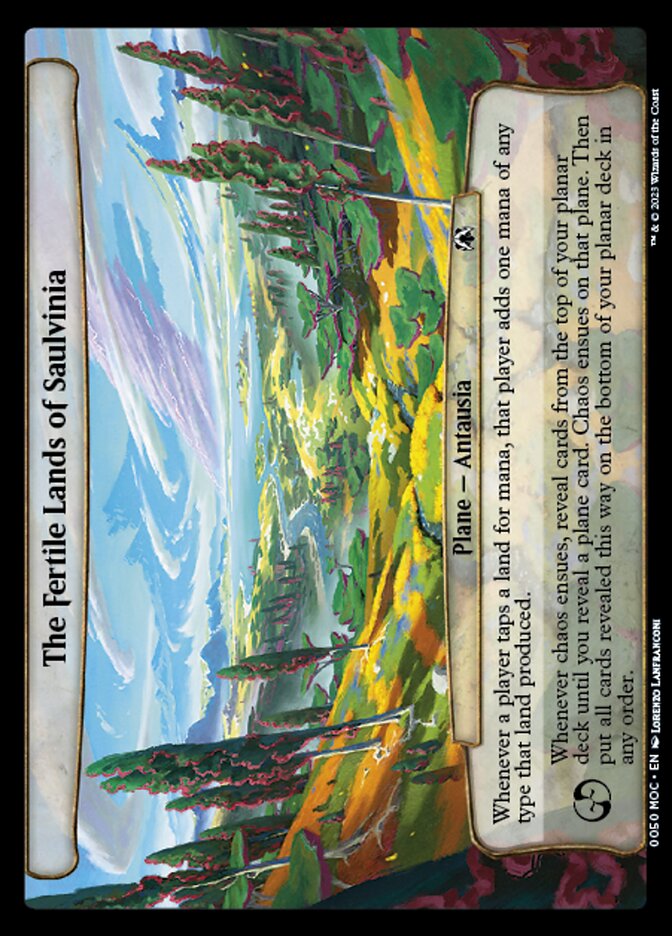 The Fertile Lands of Saulvinia — March of the Machine Commander (MOC) #50