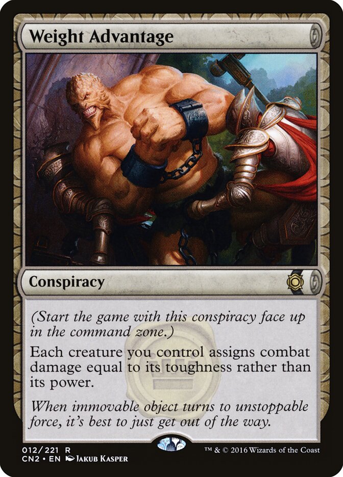 Weight Advantage — Conspiracy: Take the Crown (CN2) #12