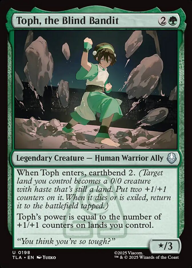 Toph, the Blind Bandit — Avatar: The Last Airbender (TLA) #198