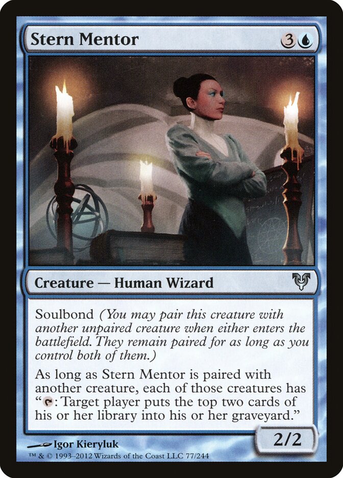 Stern Mentor — Avacyn Restored (AVR) #77